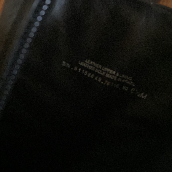 Tory Burch black leather booties. - Picture 7 of 8